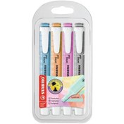 Resim Stabilo Fosforlu Kalem Swing Cool Pastel 4 Lü 275/4-08-2 