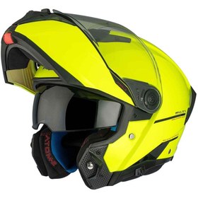 Resim mt Atom 2 Sv Solid A3 Parlak Çene Açılır Kask 