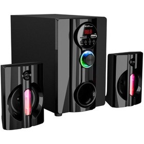Resim Mıkado Md-95bt, 20w, 2+1, Masaüstü, Fm/bt/sd/usb, Rgb Aydınlatma, Siyah Kasa, Speaker 