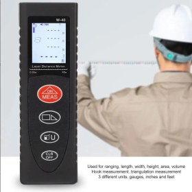 Resim Wellhise W-40 Lazer Metre Mesafe Ölçer 40 mt 