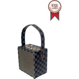 Resim X2 Taşınabilir Wooden Case Bluetooth Hoparlör 