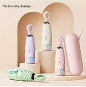 Resim Boatshop1 Mavi 21 59 Cm Hafif Tek Renkli Kapsül Şemsiye Seyahat İçin Uygun Cebinde Taşınabilir Moda Aksesuar 