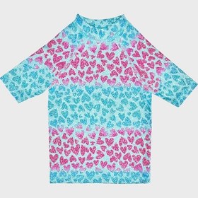 Resim Slipstop Elenor Uv Korumalı Kısa Kollu Mayo T Shirt Kız Çocuk T Shirt St2614000001 Mint 