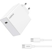 Resim Sunix S-130 120 Watt USB-C Turbo Hızlı Şarj Aleti 