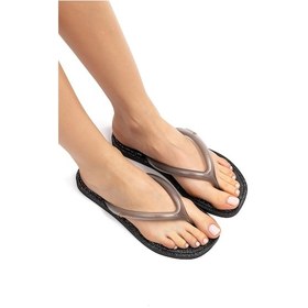 Resim Puffer Day Kadın Parmak Arası Terlik Siyah 35/42 Siyah 