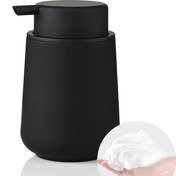 Resim Modern Mat 11oz Köpüklü El Sabunu Dağıtıcısı - BPA İçermeyen Plastik, Banyo & Mutfak Tezgahları İçin Yeniden Doldurulabilir, Noel/Halloween Hediye Süslemesi 