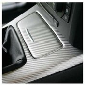 Resim Fox Gri Karbon Kaplama Folyo Hava Kanallı 152cm X 30cm 