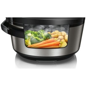 Resim Bosch Auto Cook Pro Muc88b68tr Çoklu Pişirici Metalik / Siyah 