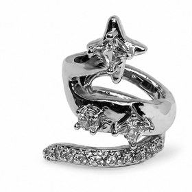 Resim Vega Silver Ear Cuff 