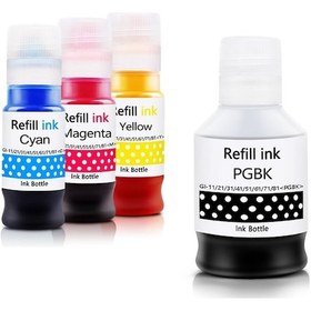 Resim Goink Canon G1430 GI-41 4 Renk Mürekkep Seti - (GI-41C/GI-41M/GI-41PGBK/GI-41Y) 