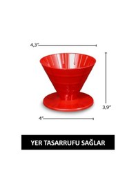 Resim Addıs Ababa V60 Dripper Kahve Demleme Ekipmanı Filtre Kahve 