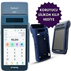 Resim Propay P1000-ECR Android Yazar Kasa Pos - Koruyucu Silikon Kılıf Hediye 