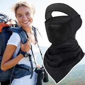 Resim UV Yüz Maskesi - Açık Hava UV Koruyucu Yüz Maskesi | Nefes Alabilir Koruyucu Bandana Boyunluk Erkek Kadın Golf Kamp Kayak Motosiklet Plaj Spor Dış Mekan İçin 