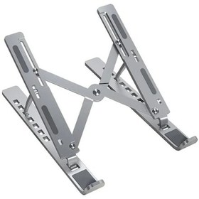Resim Taşınabilir Metal Laptop Standı - Ayarlanabilir Ve Kaymaz 