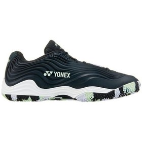 Resim Yonex Fusion Rev 5 Toprak Kort Siyah Erkek Tenis Ayakkabısı 