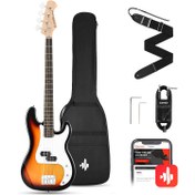 Resim Donner Dpb-510S Bas Gitar Paketi (Sunburst) 