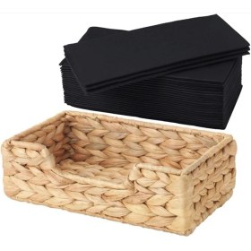 Resim Area Online Cissan Hasır Peçetelik 22 x 13 cm + 25 Adet Peçete 