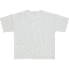 Resim Civil Boys Çizgi Dokulu 6-9 Yaş Tişört - Beyaz - Şeker Kasar / 9-10 Yaş 