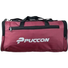 Resim Puccon Kadın Erkek Bordo Tatil Seyahat Spor Çantası - El ve Omuz 