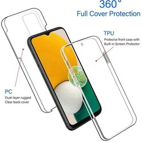 Resim Teknomoda Xiaomi Redmi Note 12 Pro 5g Kılıf 360 Şeffaf Ön Arka Korumalı Şeffaf Silikon 