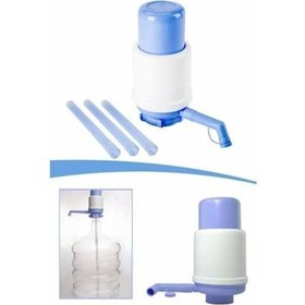 Resim Damacana Su Doldurma Pompası Aleti Manuel Sebil Pompası 20x10 Cm Orta Boy Çok Renkli 