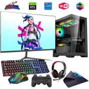 Resim Rogame I5 13400F 16GB Ddr4 1tb M2 6gb RTX3050 24" Monitörlü Oyun Bilgisayarı (Gaming Set) 