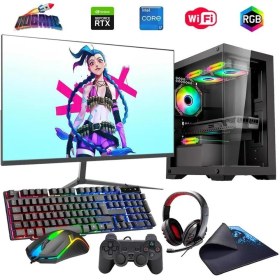 Resim Rogame I5 13400F 16GB Ddr4 1tb M2 6gb RTX3050 24" Monitörlü Oyun Bilgisayarı (Gaming Set) 