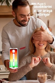 Resim Newface Pluse 8 Rgb Kablosuz Hoparlör - Beyaz Dpmah 