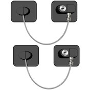 Resim Çocuk Güvenlik Pencere Kapı Kilidi 2'li Paket Delme Gerektirmez B 