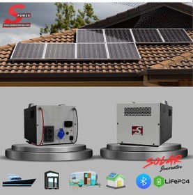 Resim Spower Energy Solar Hibrit Jeneratör Sg-4.2 4200 Watt -398 