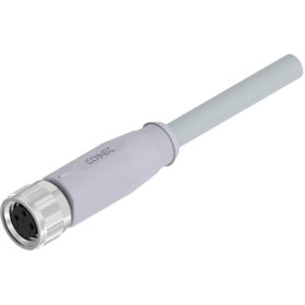 Resim M8 3 Pin Dişi Düz 5 Metre Pvc Sensör Kablosu Conec 42-10002 