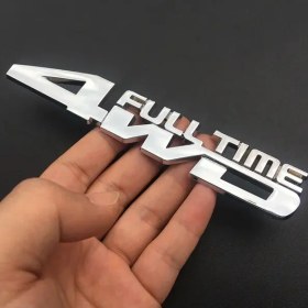 Resim Gateesat Kırmızı 4wd Çelik Araç Emblemi Dayanıklı Çinko Alaşım Çıkartma 