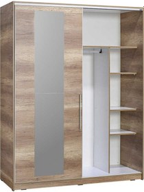 Resim Adoremobilya Sürgü Kapılı Aynalı Gardırop - Tori-Tori 