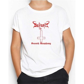 Resim Beherit Seventh Blasphemy Beyaz Çocuk Tişört Beyaz 