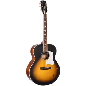 Resim Cort CJ RETRO VSM Elektro Akustik Gitar Vintage Sunburst Mat (Orta Seviye - Retro) | Gigbag Çantalı, Dahili Preamp ve EQ, Yüksek Rezonans 