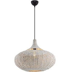 Resim Özcan Aydınlatma 4461-15-01 Drop Tekli Sarkıt 40 30 Beyaz 