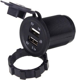 Resim Universal Çift Usb'Li Soket 12-24V / Icca102 