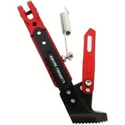 Resim Xuweiwei Motorcycle Adjustable Foot Pegs Red Elektrikli Off Road Motorcycles İçin Yan Sehpa 