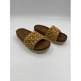 Resim Pienn 20065-008 Boncuklu Taşlı Çift Tabanlı Ortopedik Kadın Ev Terli 