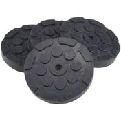 Resim Suntek 4 Adet Araba Krikosu Kauçuk Pedleri Çok Amaçlı Kaymaz 12cm 