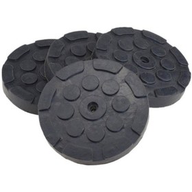 Resim Suntek 4 Adet Araba Krikosu Kauçuk Pedleri Çok Amaçlı Kaymaz 12cm 