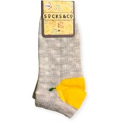 Resim socks&co Meyve Desenli Çocuk Patik Çorap 
