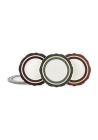 Resim Mikasa Moor Romantic 6lı Pasta Tabağı 21cm Çok Renkli 