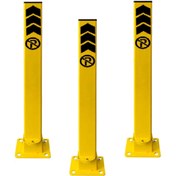 Resim Hayat Trafik Kilitli Otopark Direği 60 cm 3'lü Set 