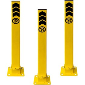 Resim Hayat Trafik Kilitli Otopark Direği 60 cm 3'lü Set 