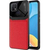 Resim Canpay Oppo A15S Uyumlu Kılıf Deri Tasarım Sert Lens Koleksiyonu, Yüksek Malzeme Kalitesi 