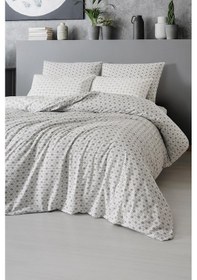 Resim Mix & Match Bloom %100 Pamuk Çift Kişilik Nevresim Seti Gri 