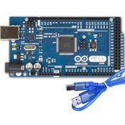 Resim Robocombo Arduino Mega 2560 R3 (Orjinal - Atmega2560 Chip) Usb Kablo Hediye 