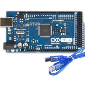 Resim Robocombo Arduino Mega 2560 R3 (Orjinal - Atmega2560 Chip) Usb Kablo Hediye 