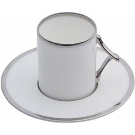 Resim Porland Limoges Platin Kahve Takımı 4 Parça 